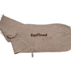 Abschwitzdecke EquiTowel, Frotteedecke, mit Halsteil