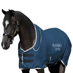 Abschwitzdecke Rambo Supreme Dry Rug, einrollbares Halsteil, Polarfleece