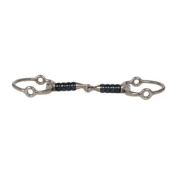 Aufziehtrense Cherry Roller, Olivenkopf, Gebiss, Sweet Iron, einfach gebrochen