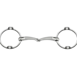 Aufziehtrense, SATINOX, einfach gebrochen