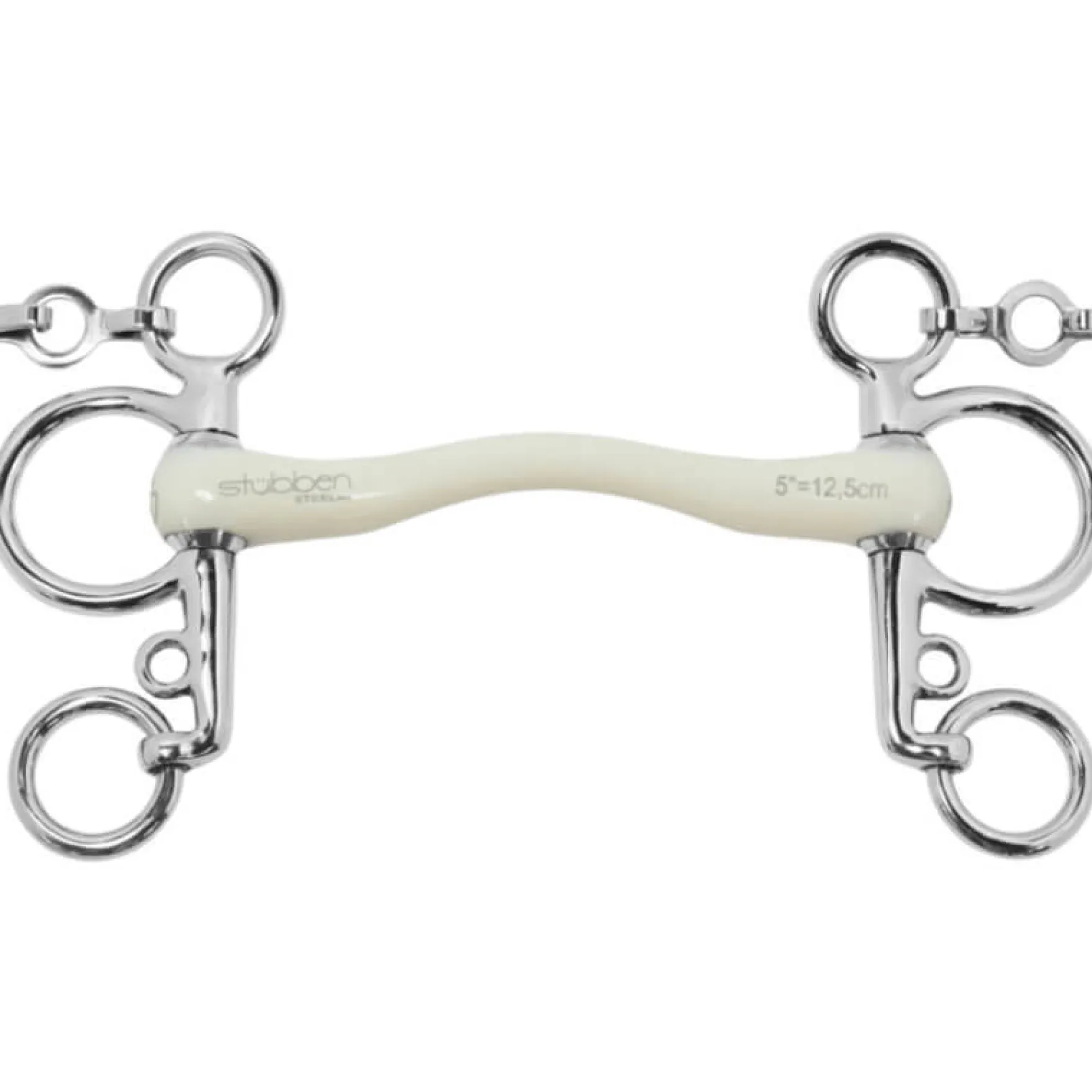 Baby Pelham Fine Line Flex, Stangengebiss, kurze Anzüge