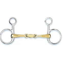 Baucher Gebiss, doppelt gebrochen, Sweet Copper
