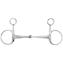 Baucher-Gebiss, einfach gebrochen, Edelstahl
