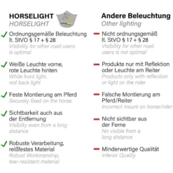 Bauchgurt Horselight, Leuchtbauchgurt