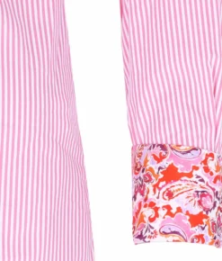 Bluse Damen Laura Paisley L, langarm