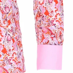 Bluse Damen Luna Paisley L, langarm