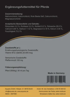 Body Refit, Ergänzungsfuttermittel, Liquid