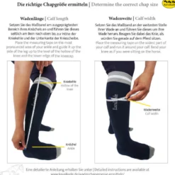 Chaps Combi Sparkle, Reitchaps, Kunstleder/Softleder, Damen