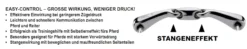 doppelt gebrochene Präzisions-D-Ring-Trense "Easy Control"