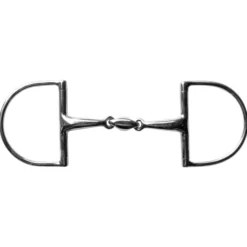 D-Ring Gebiss, doppelt gebrochen, Edelstahl