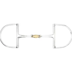 D-Ring Gebiss, doppelt gebrochen, Sweet Copper