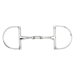 D-Ring Gebiss Easy Control, doppelt gebrochen