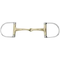 D-Ring Gebiss Kavalbit, einfach gebrochen, 16 mm