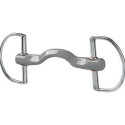 D-Ring Gebiss mit Konnex Zungenbogen, Stangengebiss, 18 mm