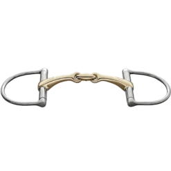 Dynamic RS D-Ring Gebiss Sensogan, doppelt gebrochen