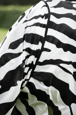 Fliegendecke Buzz-Off Zebra Full-Neck, mit festem Halsteil, UV-Schutz