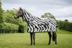 Fliegendecke Buzz-Off Zebra & Neck, mit abnehmbarem Halsteil, UV-Schutz
