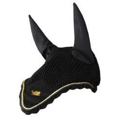 Fliegenhaube Black Gold, Fliegenmütze, Fliegenohren
