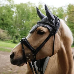 Fliegenhaube Classic mit Kordel, Fliegenmütze, Fliegenohren