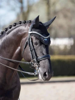 Fliegenhaube Loire Satin, Fliegenmütze, Fliegenohren