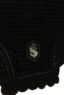 Fliegenhaube Swarovski, Fliegenmütze, Fliegenohren