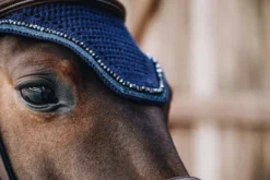 Fliegenhaube Wellington Glitterband Pony, Fliegenmütze, Fliegenohren, glitzer