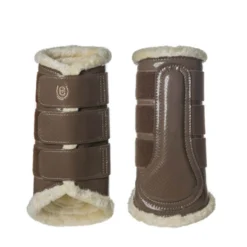 Gamaschen Brushing Boot, Dressurgamasche, mit Kunstfell