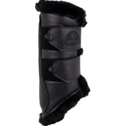 Gamaschen Eco-Leder, mit Kunstfell