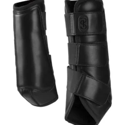 Gamaschen Premium Training FS25, Fesselkopfgamaschen, Kunstleder, 2er Set, vorne