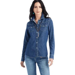 Hemd Damen Farriday Denim, Jeanshemd