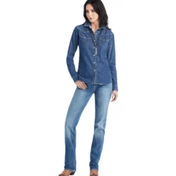 Hemd Damen Farriday Denim, Jeanshemd