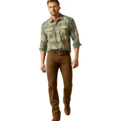 Hemd Herren Huxlee HW25, langarm, Retro Fit Shirt