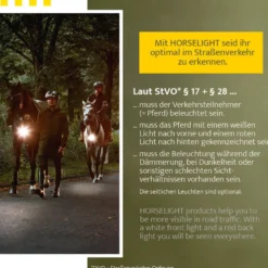 Horselight Set 2, Vorderzeug + Sattelhusse + Beinmanschetten inkl. Leuchten