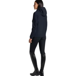 Jacke Damen Bonded Jacquard Jersey, Softshell Jacke, Kapuzenjacke