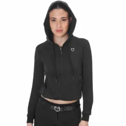 Jacke Damen, Sweatjacke, Cropped