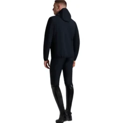 Jacke Herren Bonded Jacquard Jersey, Softshell Jacke, Kapuzen Jacke