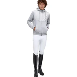 Jacke Herren Cotton/Nylon Hooded Zip FS23, Sweatjacke