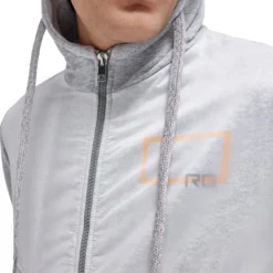 Jacke Herren Cotton/Nylon Hooded Zip FS23, Sweatjacke