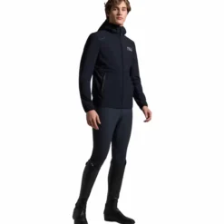 Jacke Herren Jaquard Jersey FS26, Sofshelljacke, mit Kapuze