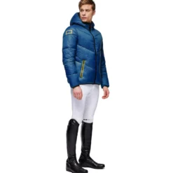 Jacke Herren Nylon Hooded HW22, Pufferjacke