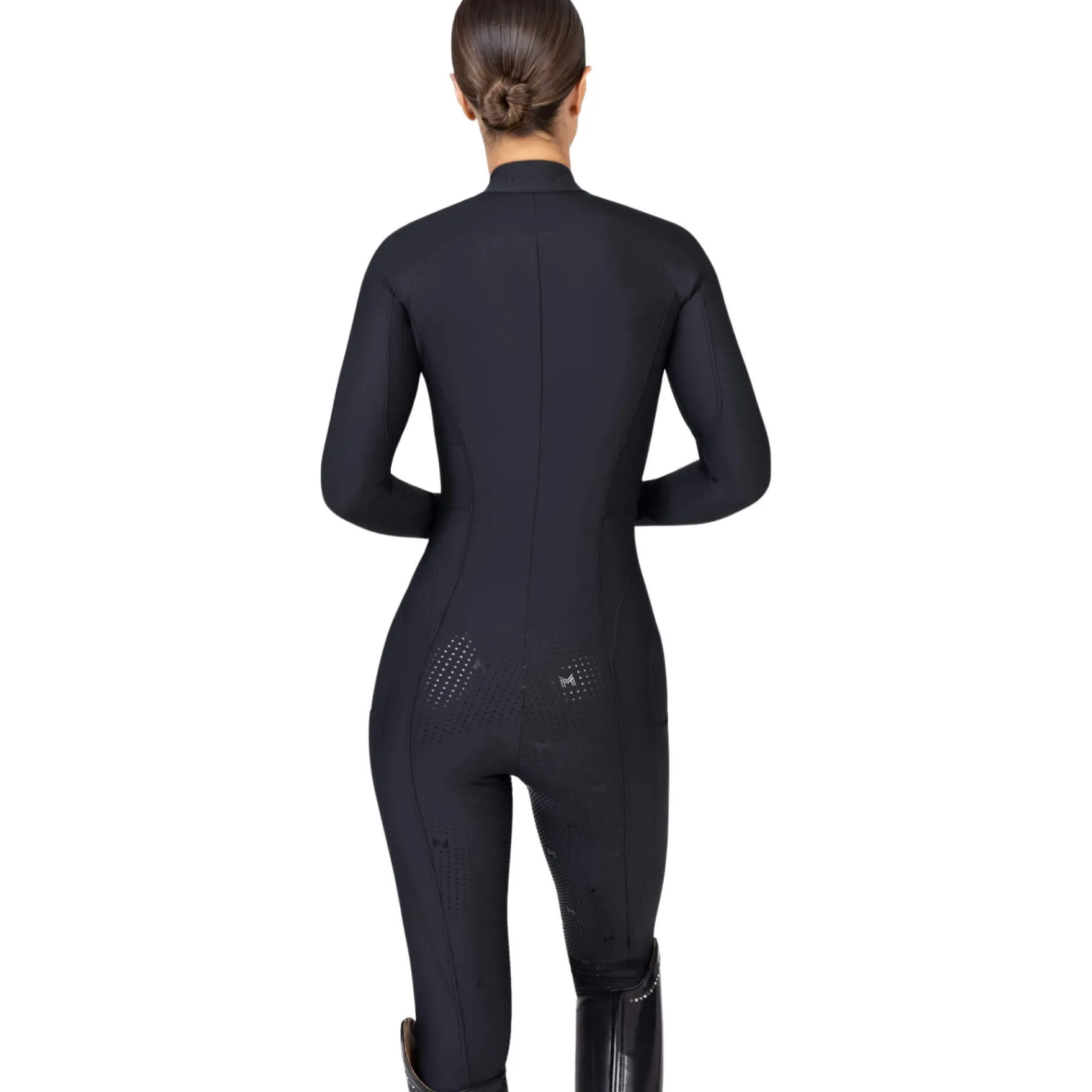Jumpsuit Damen Femme, Reitjumpsuit, Vollbesatz, Full-Grip, langarm