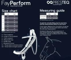 Kandare FayPerform, schwedisches Reithalfter, ohne Zügel, anatomisch