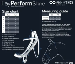 Kandare FayPerform Shine, schwedisches Reithalfter, ohne Zügel, anatomisch