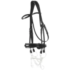 Kandaren-Trensen-Kombi Switch, englisch kombiniert, abnehmbarer Sperrriemen, mit Slide&Lock