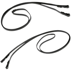 Kandarenzügel, flach, breit, Set, Lederzügel