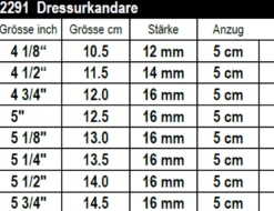 Kandare Sweet Copper, kurze Anzüge