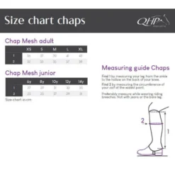 Kinder Chaps Mesh, Reitchaps, Kunstleder