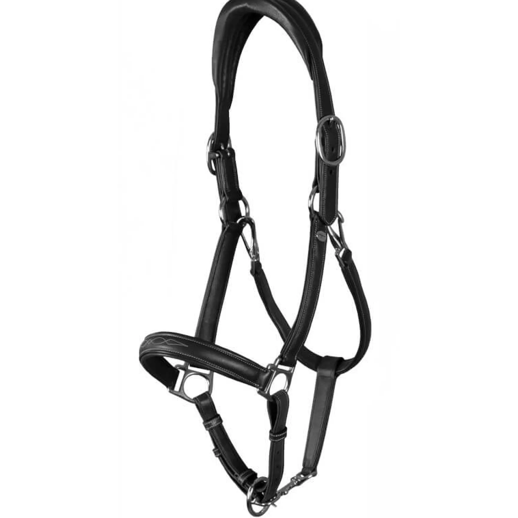 Lederhalfter WC, 2-in-1 Transport- und Stallhalfter