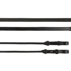 Lederzügel rundgenäht, 16 mm, Supergrip, ohne Lederstegen