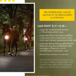 Leuchte Horselight, rote Lampe